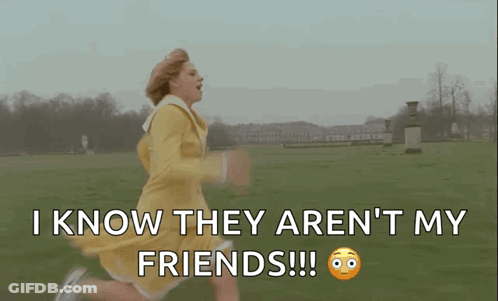 Woman In Yellow Dress Running Through Grassy Field GIF