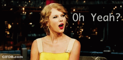 Woman In Yellow Dress Saying Oh Yeah GIF