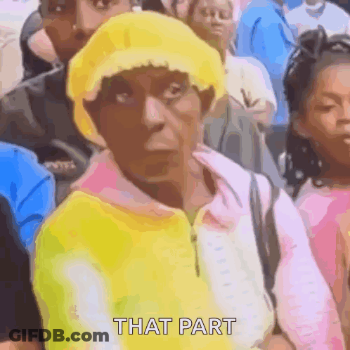 Woman In Yellow Hat And Pink Jacket GIF