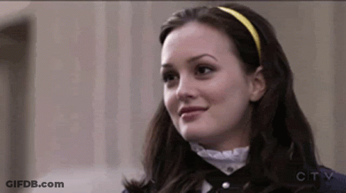 Woman In Yellow Headband Smiling GIF