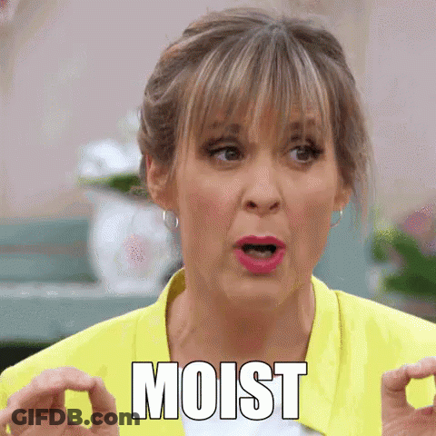 Woman In Yellow Jacket Funny Face Moist GIF