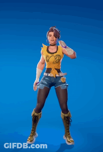 Woman In Yellow Shirt With Letter G GIF