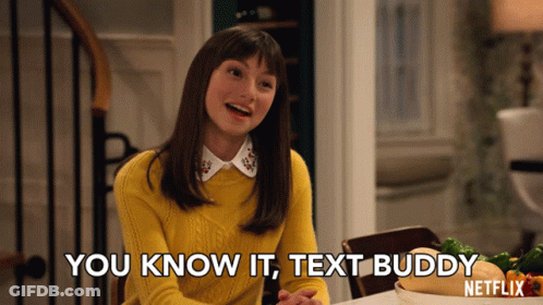Woman In Yellow Sweater Saying You Know It Buddy GIF