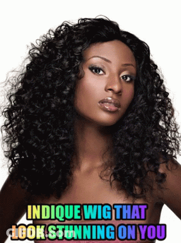 Woman Indicue Wig That Look Stunning On You GIF