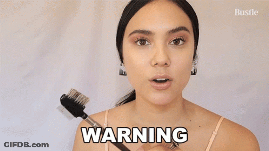 Woman Intense Warning GIF