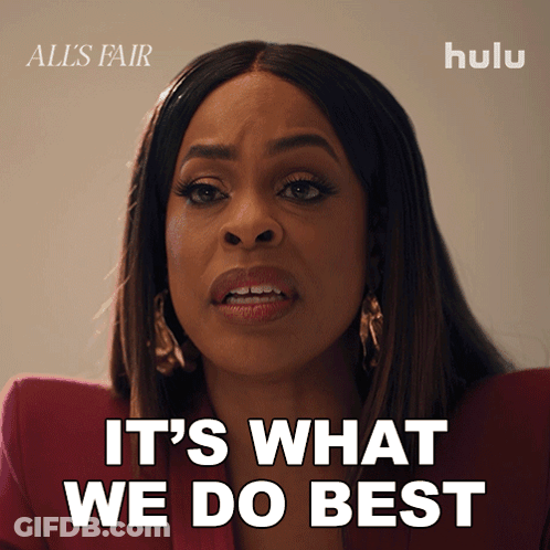 Woman It's What We Do Best Red Jacket GIF