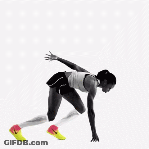 Woman Jumping Just Do It GIF