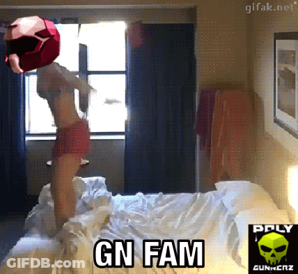 Woman Jumping On Bed Gn Fam GIF