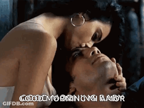 Woman Kissing Man Forehead Good Morning Mi Amor GIF