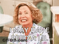 Woman Laughing Saying I May Have Peed A Little GIF