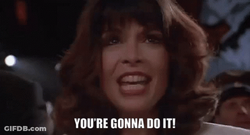 Woman Laughing Saying You're Gonna Do It GIF