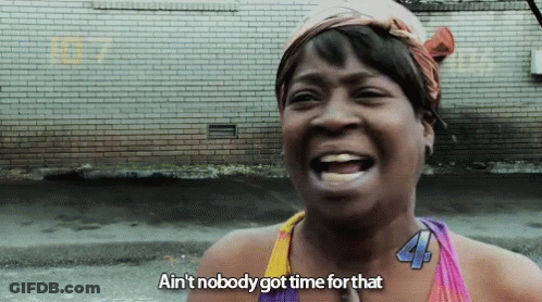 Woman Laughing Says Nobody Got Time GIF