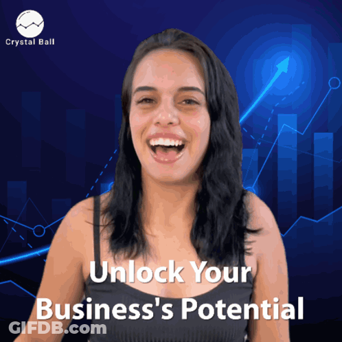 Woman Laughing Unlock Your Business Potential GIF