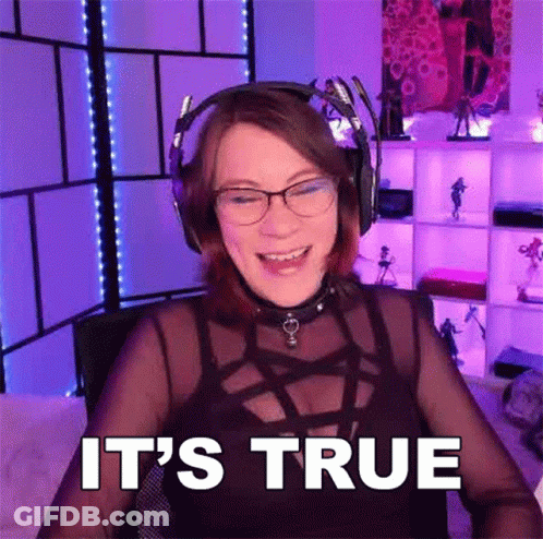 Woman Laughing Wearing Headphones And Glasses GIF