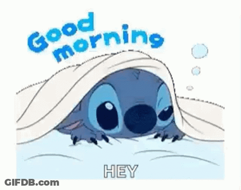 Woman Laying In Bed With Coffee Saying Good Morning GIF