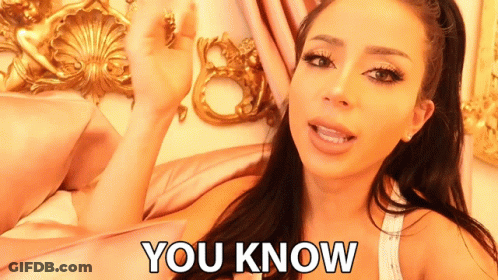 Woman Laying On Bed Saying You Know GIF