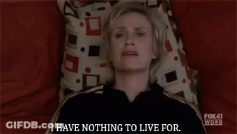 Woman Laying On Bed Says I Have Nothing To Live For GIF