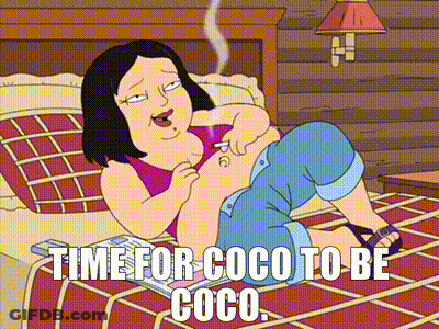 Woman Laying On Bed Time For Coco To Be Coco GIF