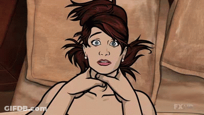 Woman Laying On Bed With FX Text GIF