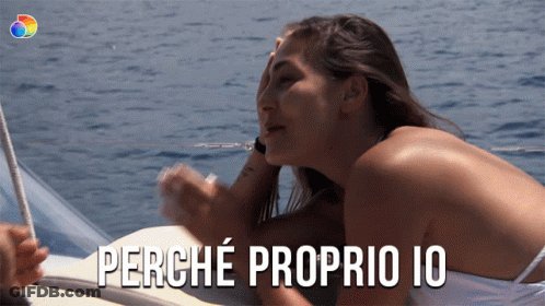 Woman Laying On Boat Perche Proprio Io GIF