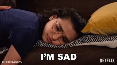 Woman Laying On Couch I'm Sad GIF
