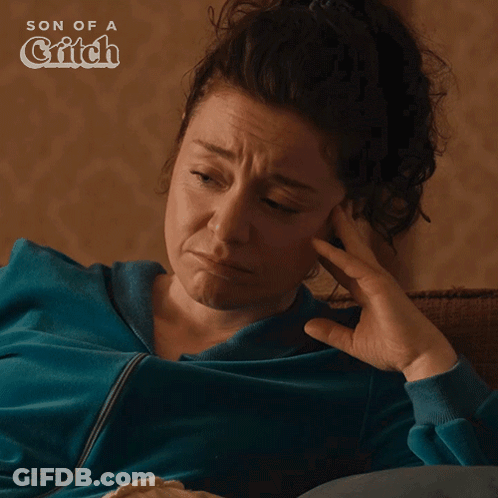 Woman Laying On Couch Saying Can You Change The GIF