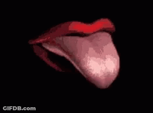 Woman Lips With Tongue Out GIF