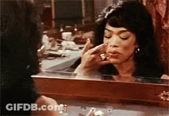 Woman Looking At Mirror GIF