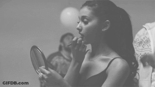 Woman Looking At Mirror GIF