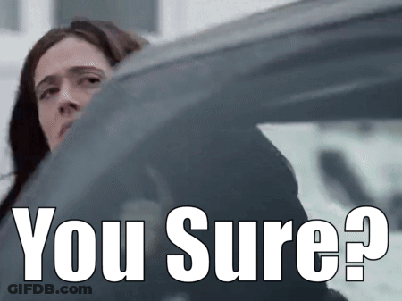 Woman Looking Out Car Window Sure GIF