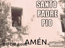 Woman Looking Out Window Saying Amen GIF