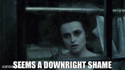 Woman Looking Out Window Seems A Downright Shame GIF
