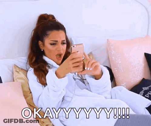 Woman Lying In Bed Saying Okay GIF