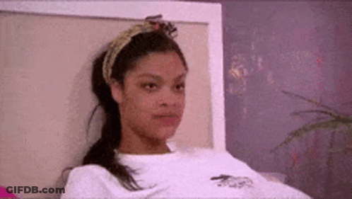 Woman Lying In Hospital Bed With Towel On Head GIF