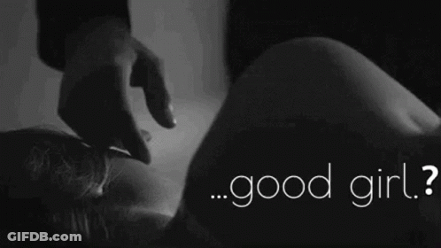Woman Lying On Bed Good Girl GIF