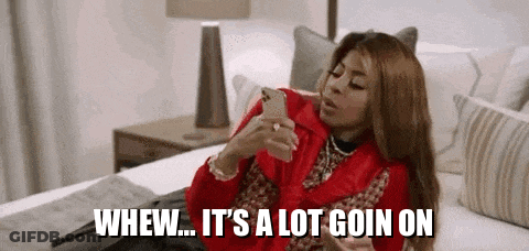 Woman Lying On Bed Looking At Phone GIF