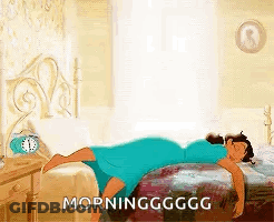Woman Lying On Bed Morning G G G G GIF