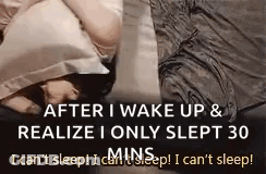 Woman Lying On Bed With Pillow And Blanket GIF