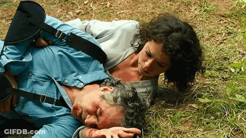 Woman Lying On Top Of Man GIF