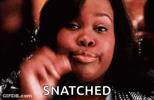 Woman Making A Face Says Snatched GIF