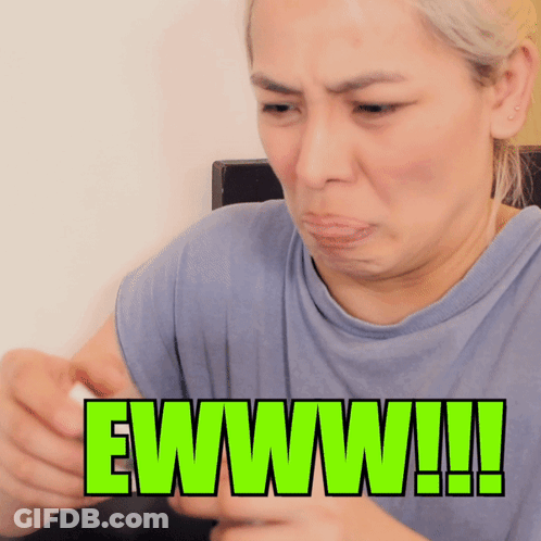 Woman Making Eww Face GIF
