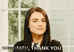 Woman Making Face Saying Hmph Thank You By Window GIF