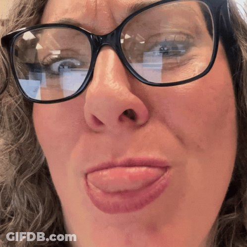 Woman Making Face With Tongue Out GIF