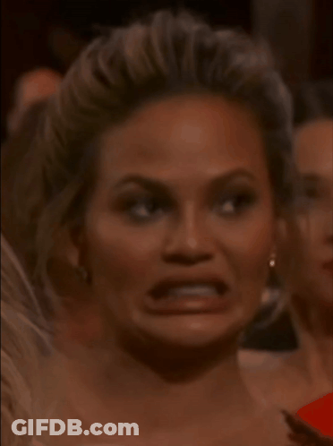 Woman Making Funny Face GIF