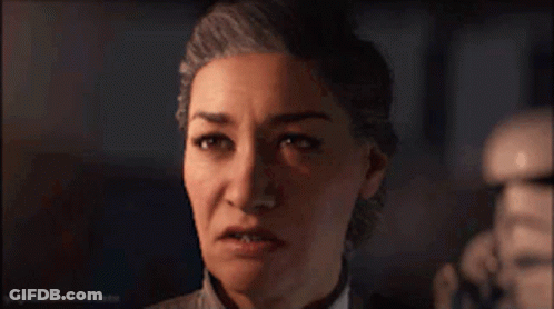 Woman Making Funny Face Close Up GIF