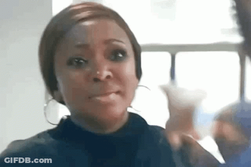 Woman Making Funny Face GIF