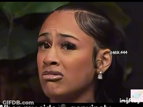 Woman Making Funny Face Eyes Closed Mouth Open GIF