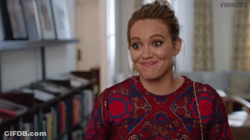 Woman Making Funny Face GIF