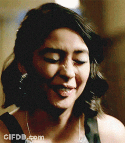 Woman Making Funny Face GIF