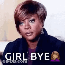Woman Making Funny Face Girl Bye Sign GIF